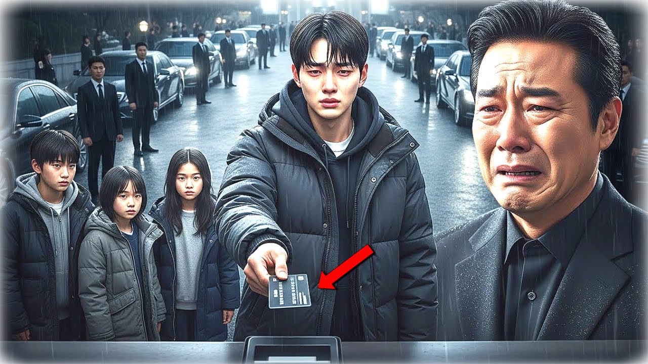 죽은 아빠카드로 울며 결제했는데  잠시 후 고아 4남매 앞에 벤츠가 줄줄이 들어오는데