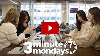 "3-Minute Mondays!": Innovative Bachelor's Degree Program