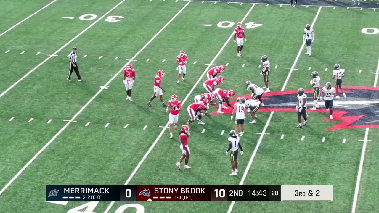 Merrimack vs Stony Brook Football Highlights | 2025 CAA Football