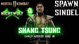 Mortal Kombat 11 Kombat Pack Includes Shang Tsung, Nightwolf, Sindel, Spawn + More!