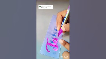 comment your name #calligraphylattering #magicalcalligraphy #calligraphy #viralvideo