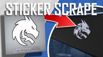 Team Spirit - Copenhagen 2024 Legends Sticker Scrape Example