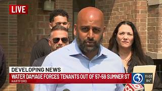 Details Dozens forced out of apartments in Hartford due to water damage News