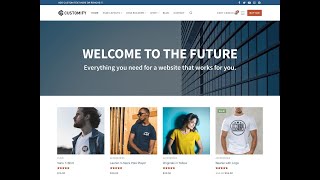 4 minutes Customify Theme review and test 4 минуты тема Customify обзор и тест screenshot 5