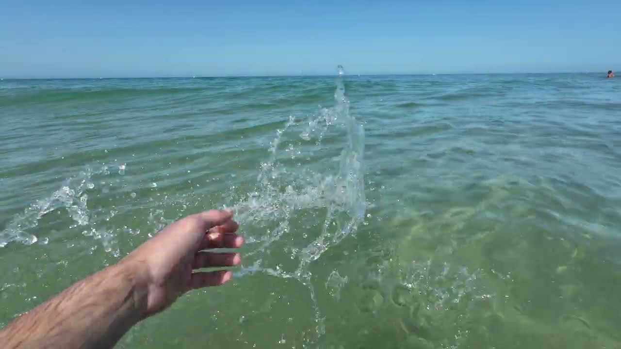 Cómo es un baño en la Playa de la Victoria, Cádiz #cadiz #cadizturismo #playas #turismo