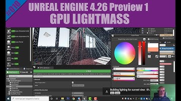 Unreal Engine 4.26  - Gpu Lightmass. Attivazione e esempio pratico.