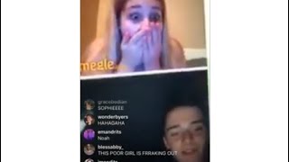 Noah Schnapp Instagram live on Omegle with fans