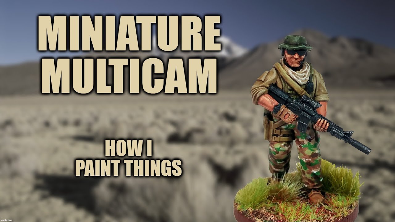 How I Paint Things - Tank Camo (No Airbrush!) 