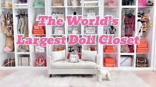 Barbies Closet Extravaganza Tour The Worlds Largest 16Th Scale Walk-In Closet