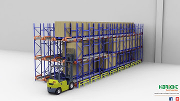 Radio Shuttle Racking Warehouse Pallet