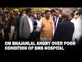 Rajasthan cm bhajanlal sharma makes surprise visit to sms hospital asks staff to improve condition