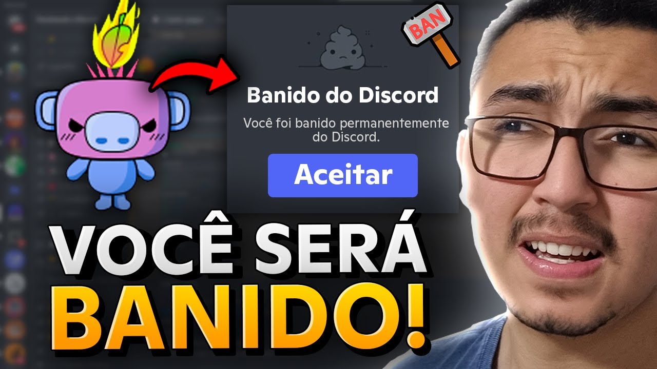 Acabei de ser banido de um servidor de webnamoro do discord os