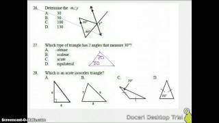 Geometry 1st Semester Final Review 2014 Part 2