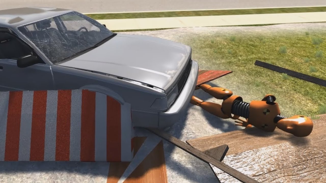 Crash Test Dummy Fruit Stand 2 BeamNG.drive YouTube