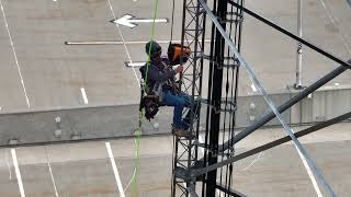 MPSCS Tower Climb Training with Power Ascender