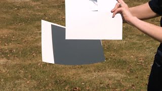 Total solar eclipse crafts: Easy-to-make pinhole projectors including two sheets of paper, coland...