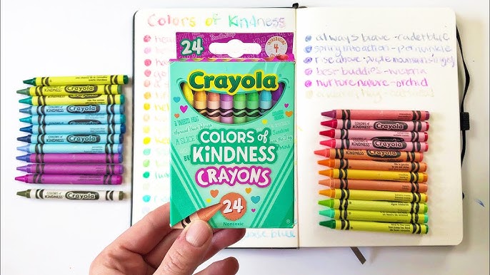 Crayola 24 ct Colors of Kindness Crayons