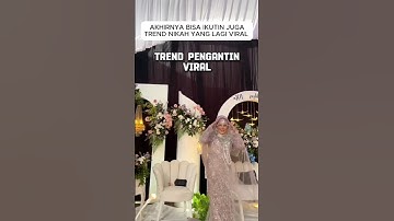 TREND PENGANTIN VIRAL YANG SULIT DIIKUTI UNTUK PARA JOMBLO ‼️