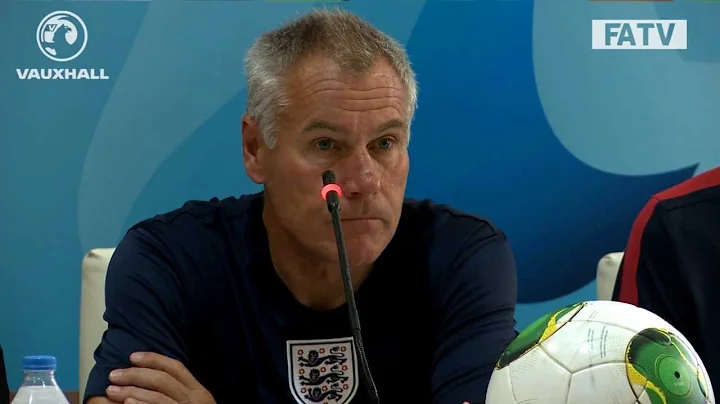 Peter Taylor press conference England U20s vs Chile at the World Cup