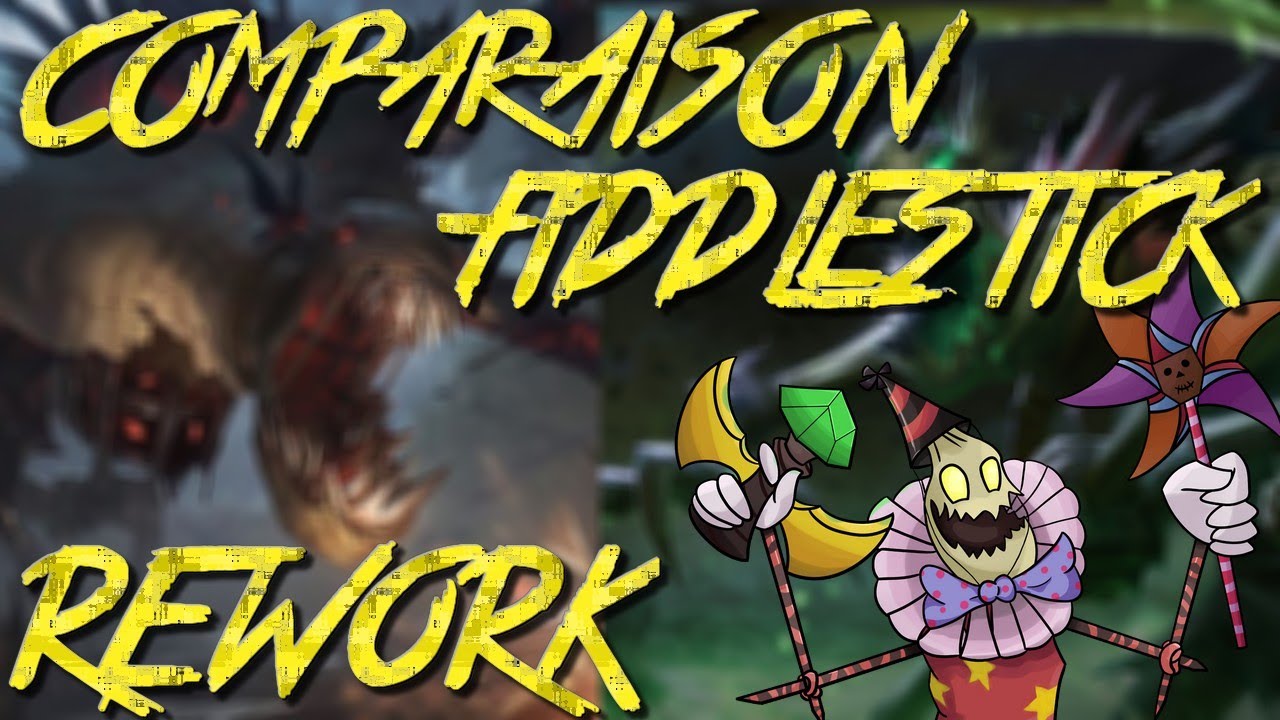 COMPARAISON FIDDLESTICK REWORK - LEAGUE OF LEGENDS - YouTube