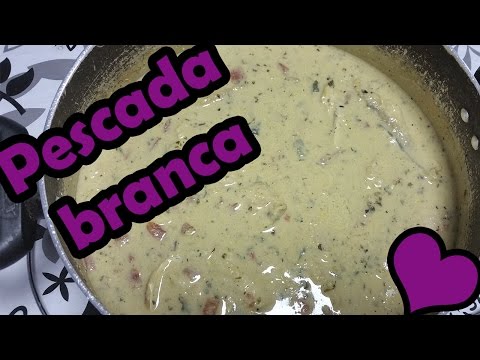 Como fazer uma pescada branca ao leite de coco