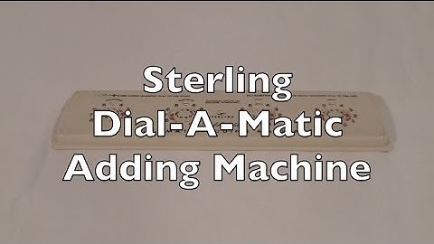 Sterling Dial-A-Matic Review/HowTo