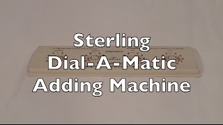 Sterling Dial-A-Matic Review/HowTo