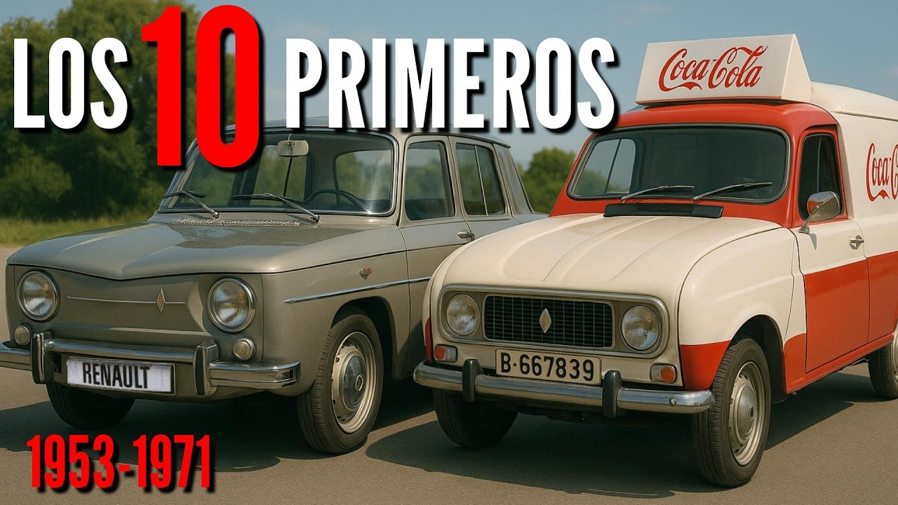 10 de los primeros Coches Renault fabricados en España