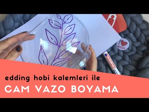 Kalemle Cam Vazo Nasıl Boyanır?