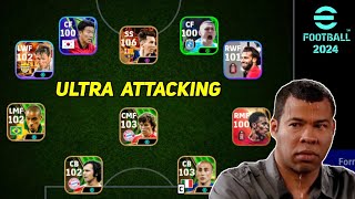 Why You Don't Try This Ultra Attacking Formation 😱😂 | 2-3-5 Custom Formation eFootball 2024 Mobile