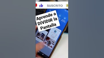 ¿Cómo puedo Dividir la pantalla en dos en Celular? #shorts