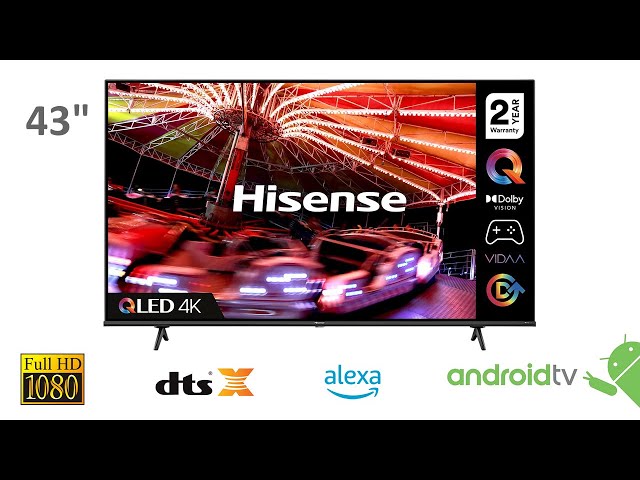 Hisense A4 Series 43A4H 40 Inch FHD Smart Android TV class=
