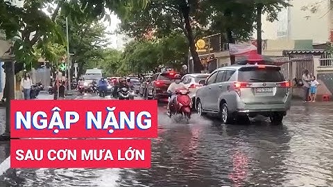 Nhiều tuyến đường ở TP Thủ Đức ngập sau cơn mưa lớn