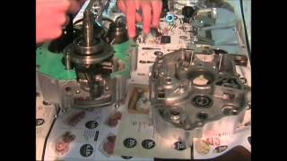 Honda C50 6v engine assembly : Part1
