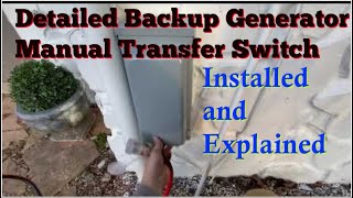 Affordable Generator Setup: Transfer Switch and Generator Inlet detailed install