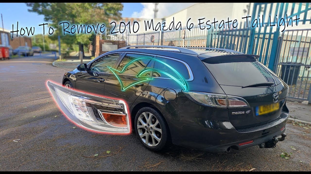 How to Remove Tail Lights (2010 Mazda 6 Estate) YouTube