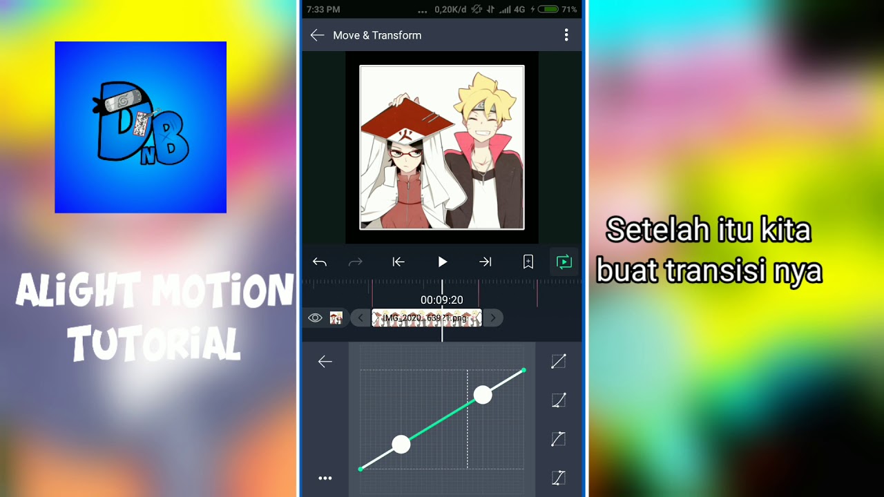 How to make simple transition | alight motion indonesia tutorial #1 ...