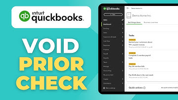 How to Void a Check from Prior Year in QuickBooks Online | Easy Steps