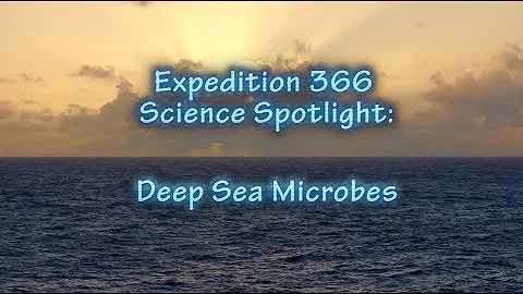 Expedition 366: Spotlight on Microbiology