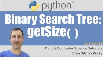 Python: Get Size of a Binary Search Tree