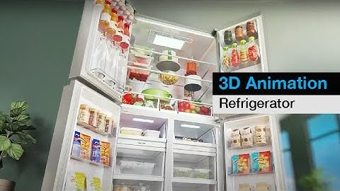 Refrigerator Animated Video | Best 3D Product Animation Services | promotional video services