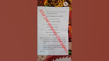 Theoretical Foundation of Curriculum.   B.Ed 2nd semester (2nd paper).    BEd 2023  exam.