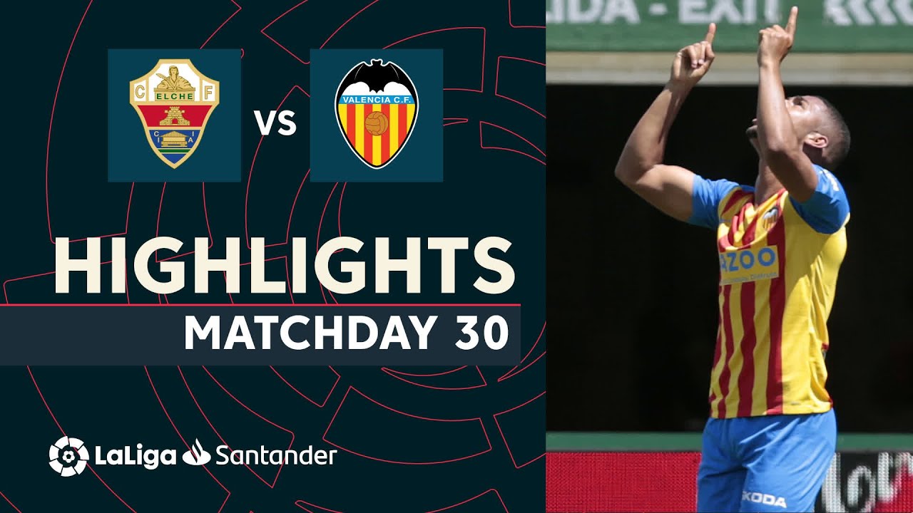 Resumen de Elche CF vs Valencia CF (0-2)