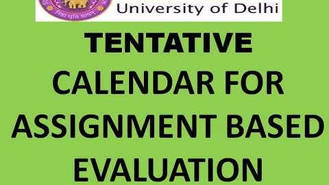 Tentative Date Sheet announced Assignment Based Evaluation (ABE)  1st Semester, 2nd Semester of SOL