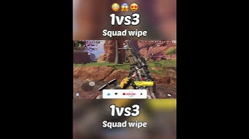Squad wipe 1vs3 | Apex Legends Mobile Gameplay | #shorts #apexlegendsmobile