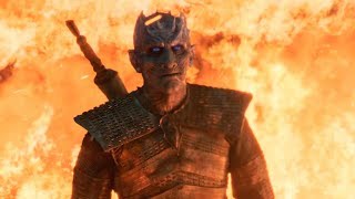 Jon and Daenerys vs The Night King | Dragon Fight | GAME OF THRONES 8x03 [HD] Scene Resimi