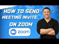 How To Send Meeting Invite On Zoom [Quick Guides]