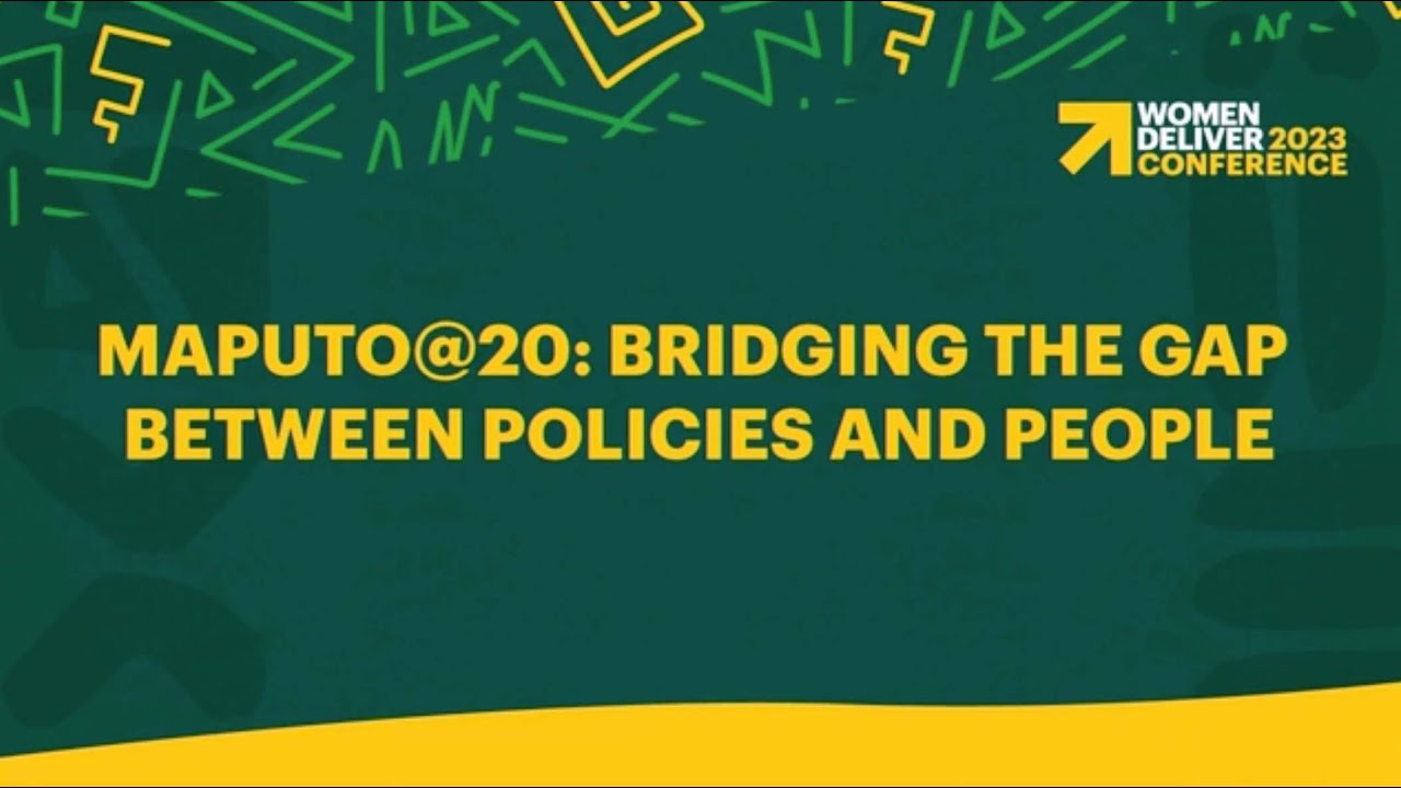 Maputo@20: Bridging the Gap Between Policies and People - YouTube