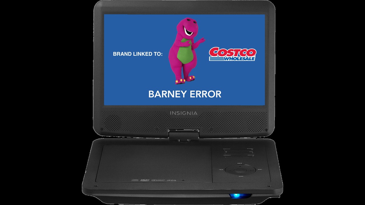 Barney Error Insignia DVD Player Edition (15+ ONLY) - YouTube
