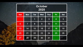 How to Create Calendar In HTML || HTML 5 || CSS3 || Jelly Coder